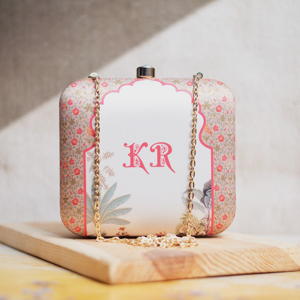 Personalised name clutch online bag