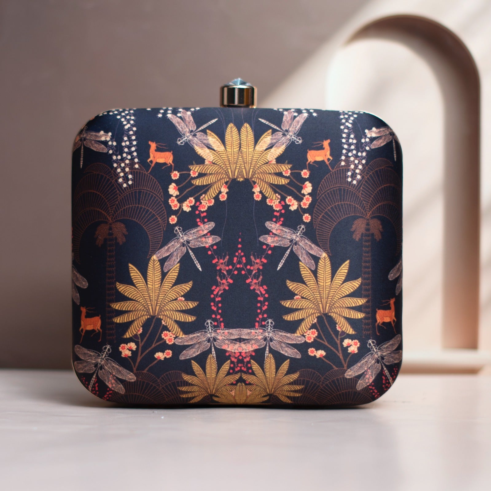 Tropical hot sale clutch bag