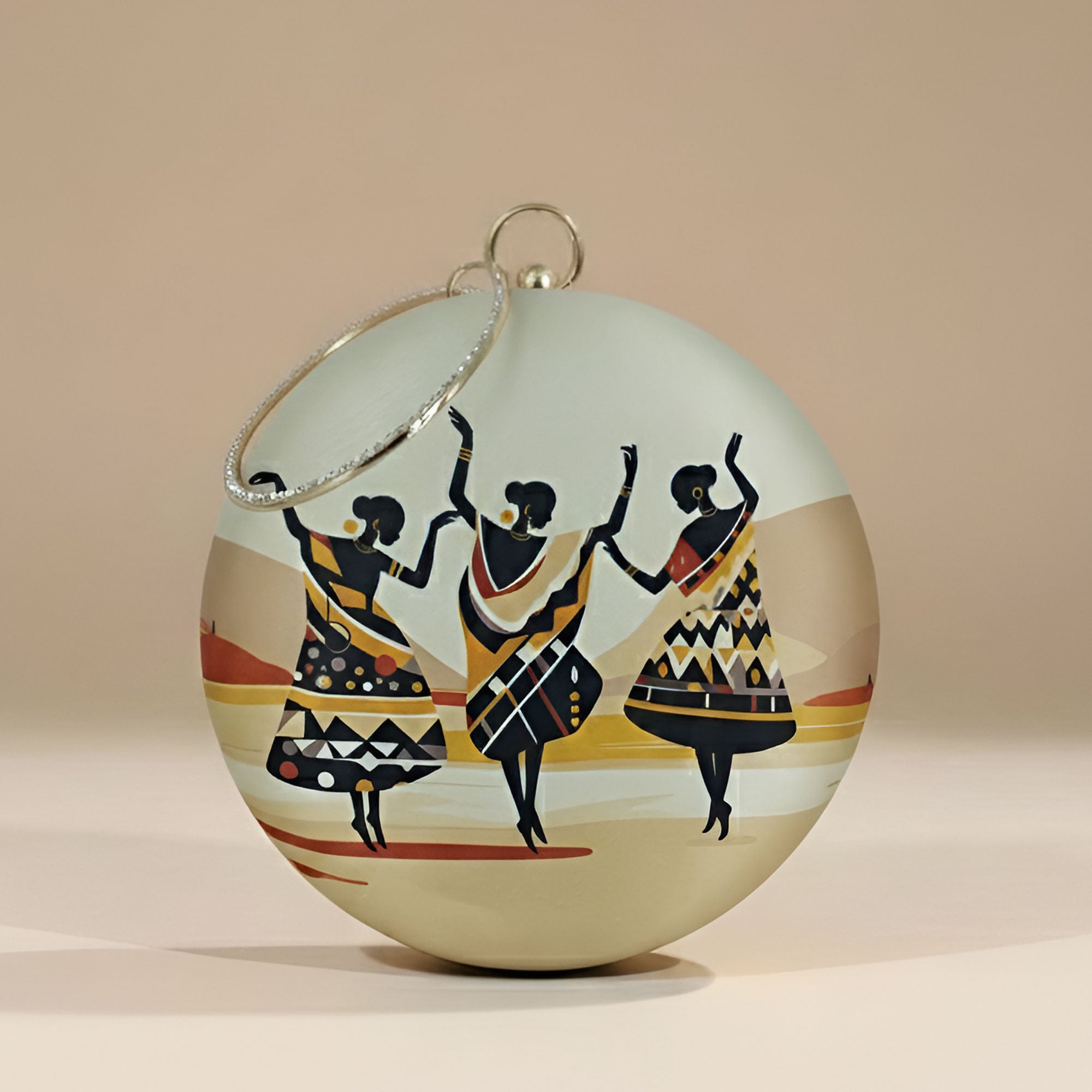 Artlim Tribal Rhythm Dance Round Clutch