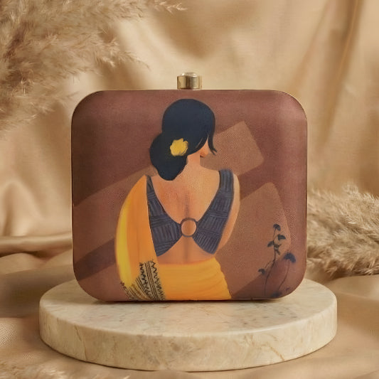 Artklim Indian Women Printed Clutch