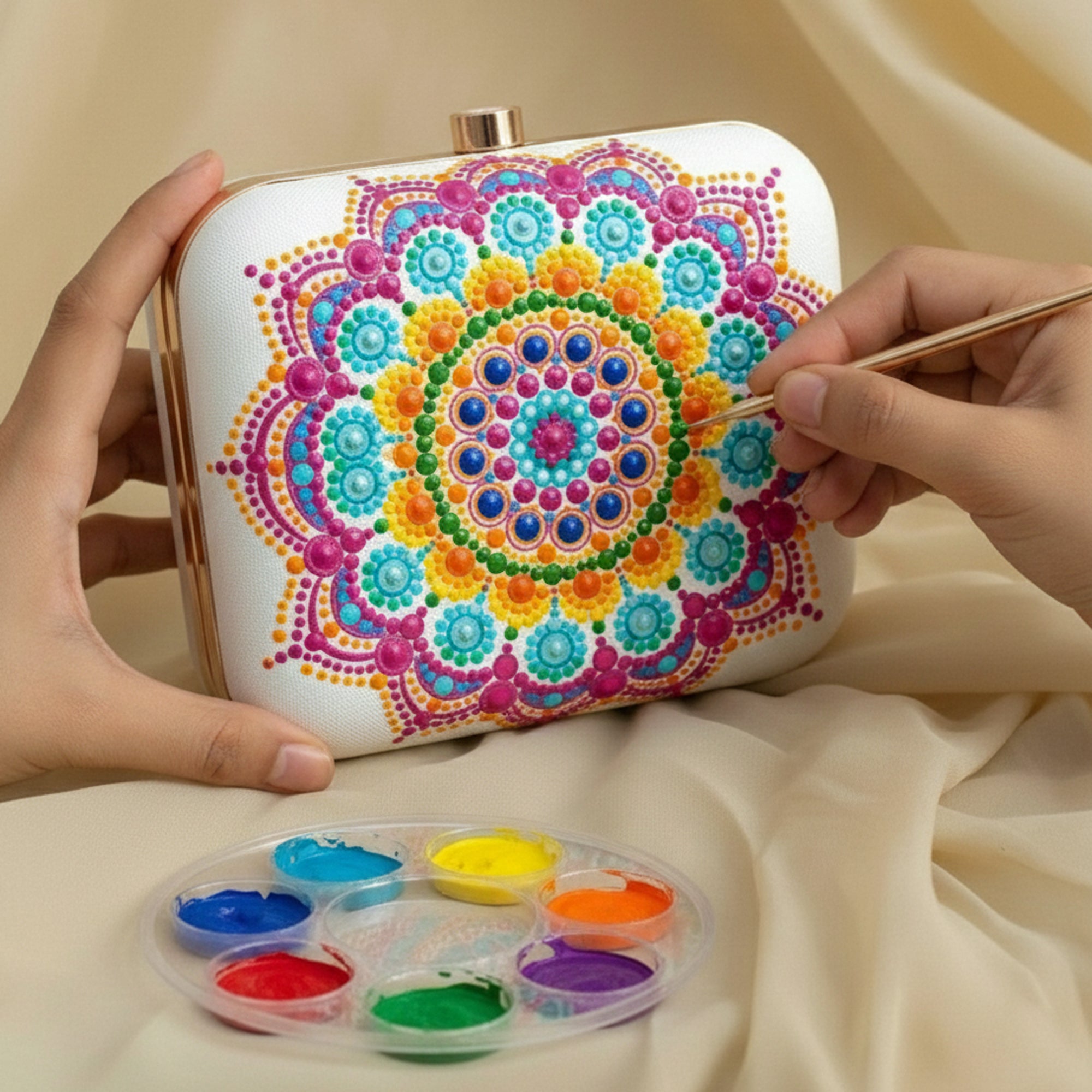 DIY Clutch in Square Shape