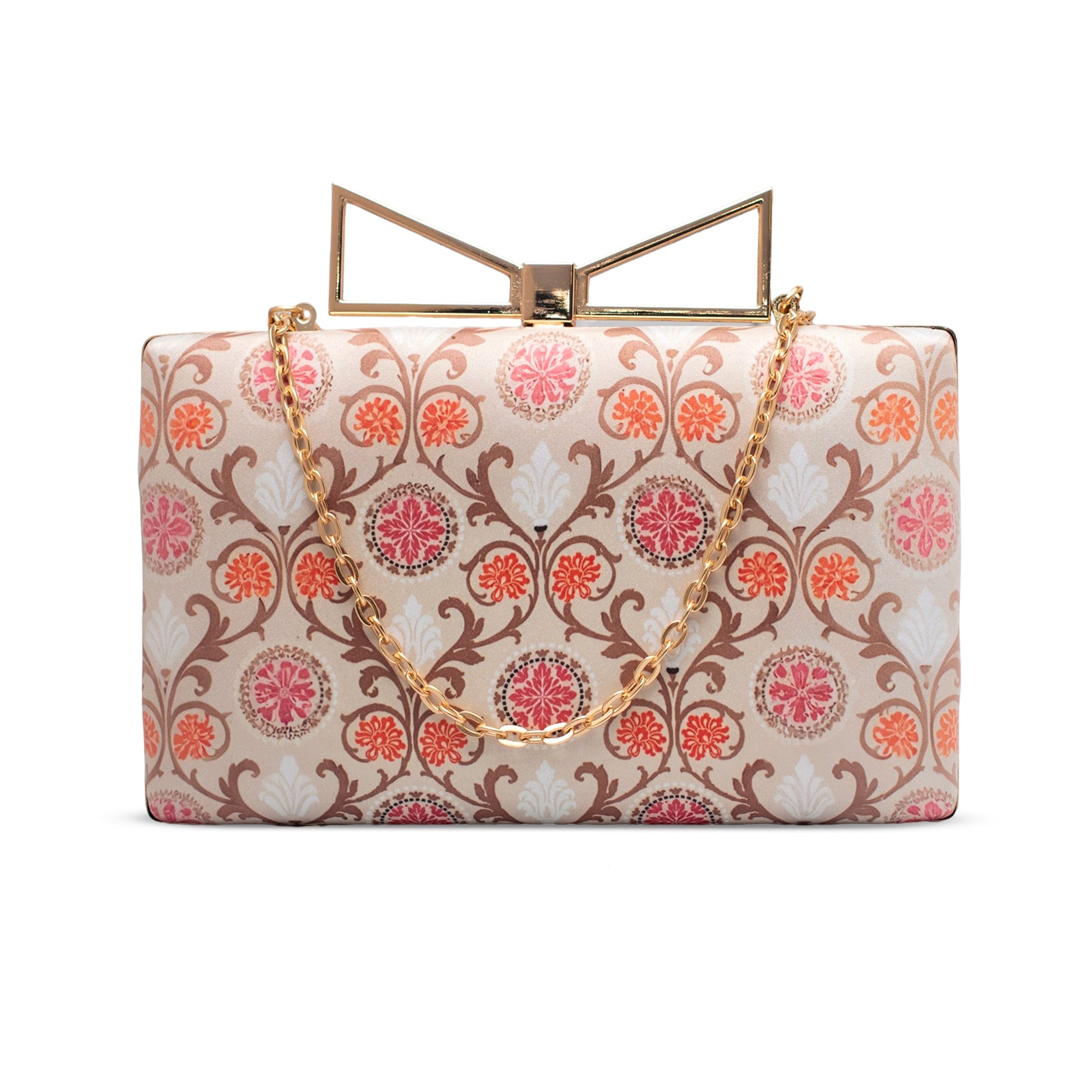 Artklim Blush Royale Motif Printed Clutch