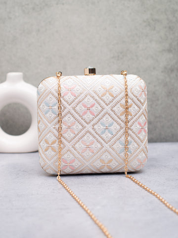 Artklim Ivory Pastel Charm Clutch
