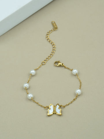 Artklim Golden Butterfly Bracelet
