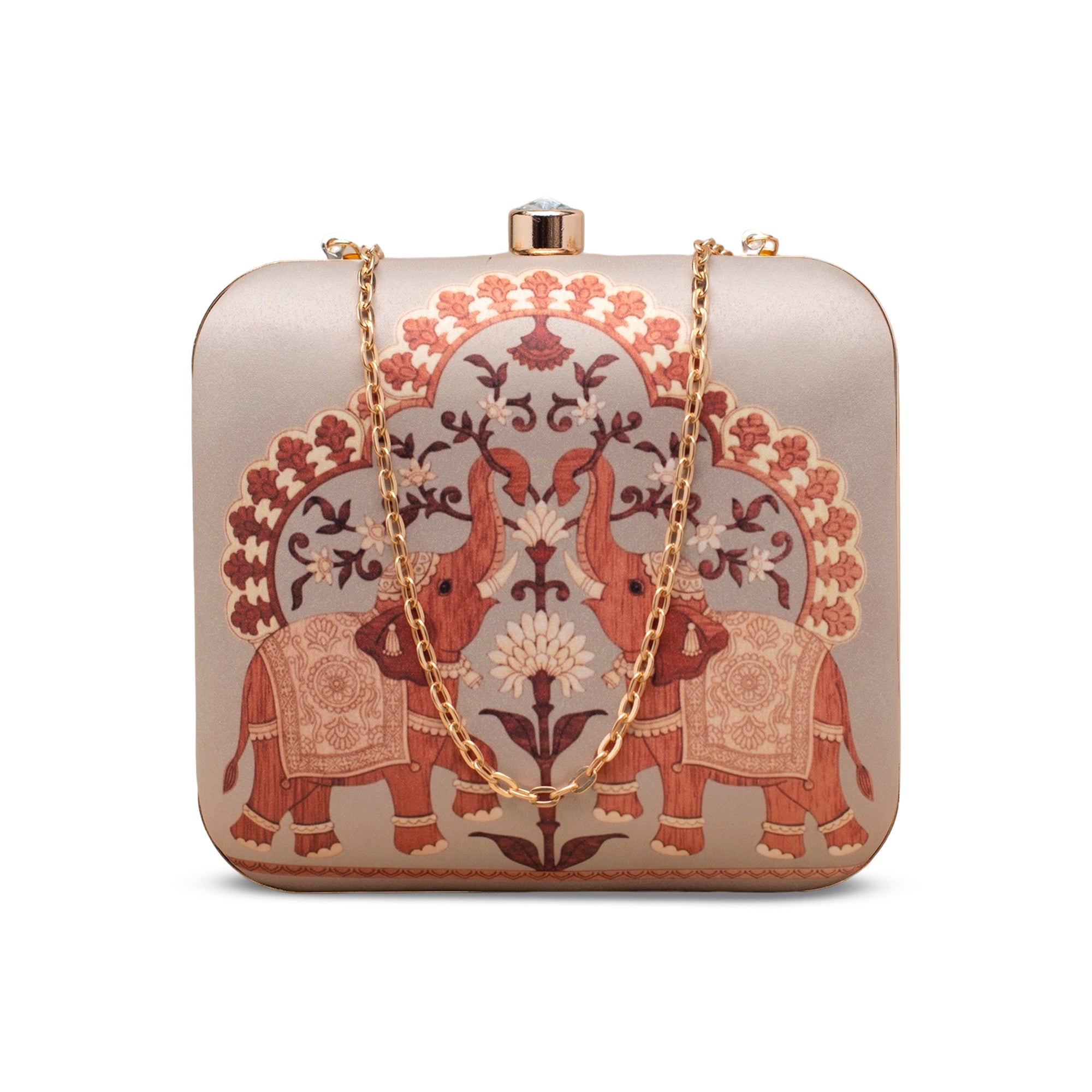 Artklim Royal Elephant Heritage Motif Clutch