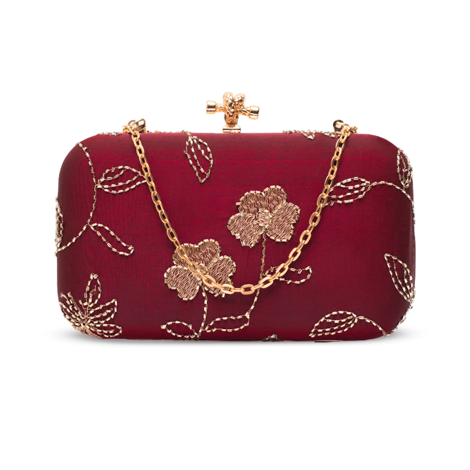 Artklim Royal Ruby Blossom Clutch