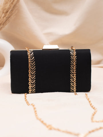 Artklim Black Regal Glow Clutch