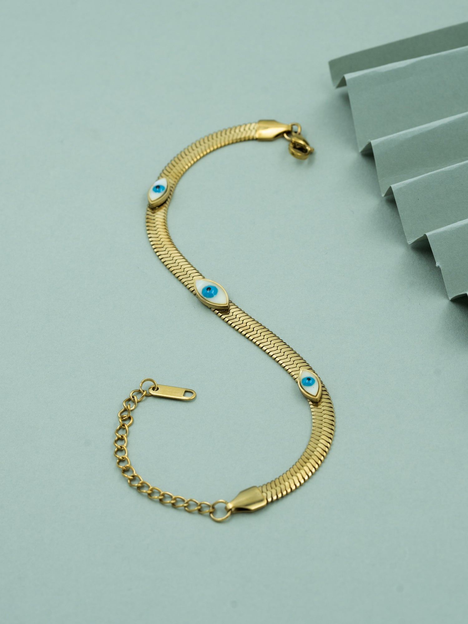 Artklim Blue Trio Evil Eye Bracelet