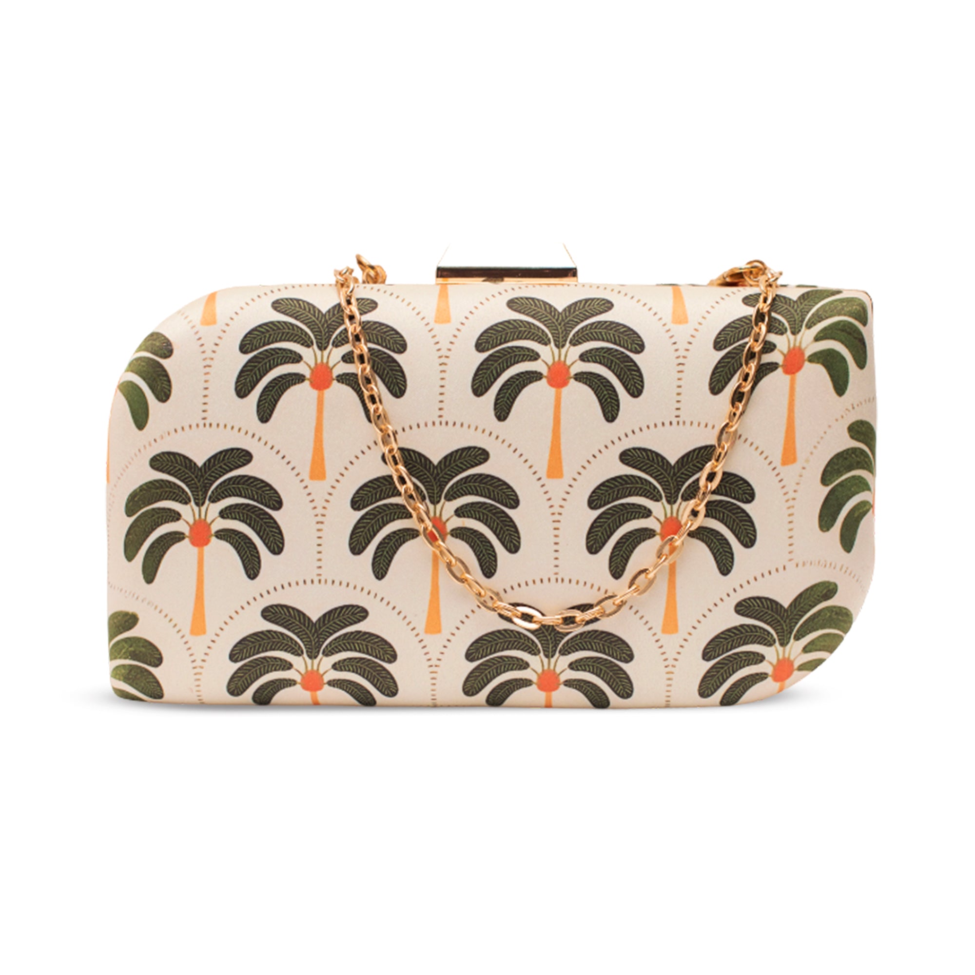 Artklim Tropical Bloom Printed Clutch