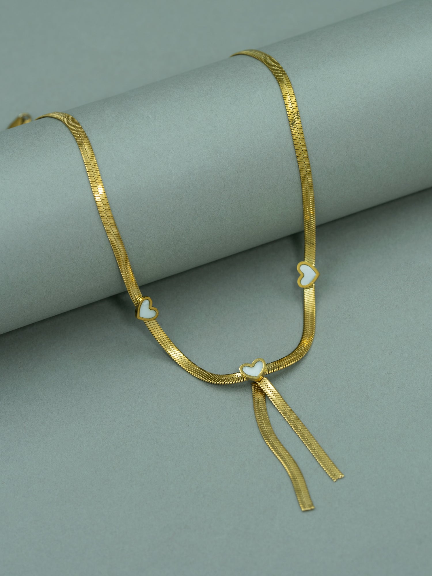 Artklim Gold Plated Sweetheart Anti-Tarnish Necklace