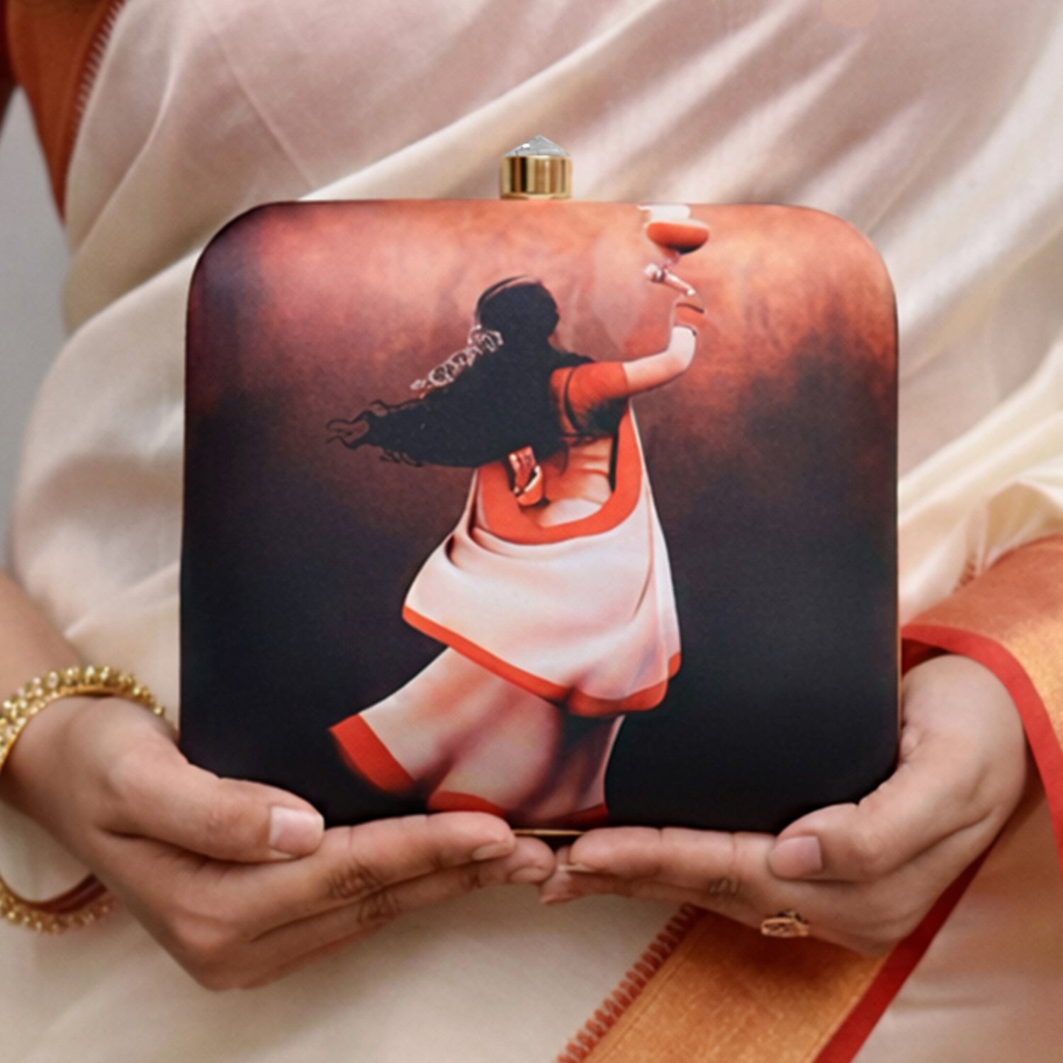 Artklim Bengali Women Printed Clutch