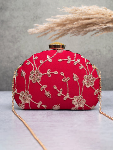 Artklim Crimson Royale Clutch