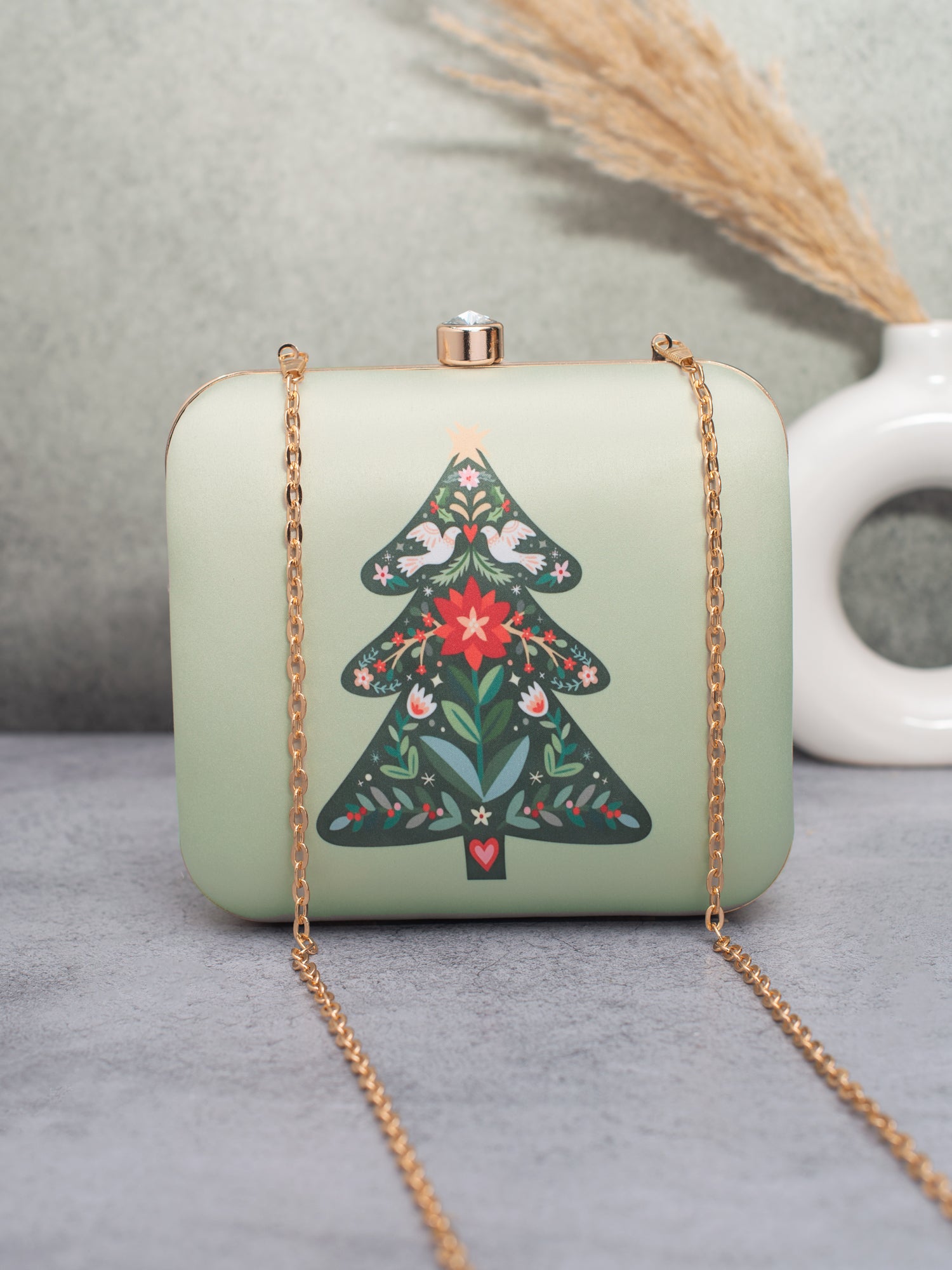 Artklim Christmas Tree Festive Clutch