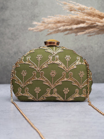 Artklim Olive Royale Clutch
