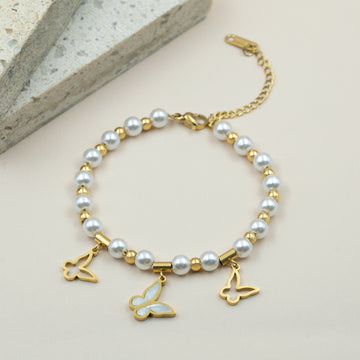 Artklim Golden Butterfly Bracelet