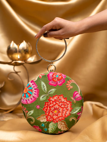 Artklim Verdant Bloom Round Clutch