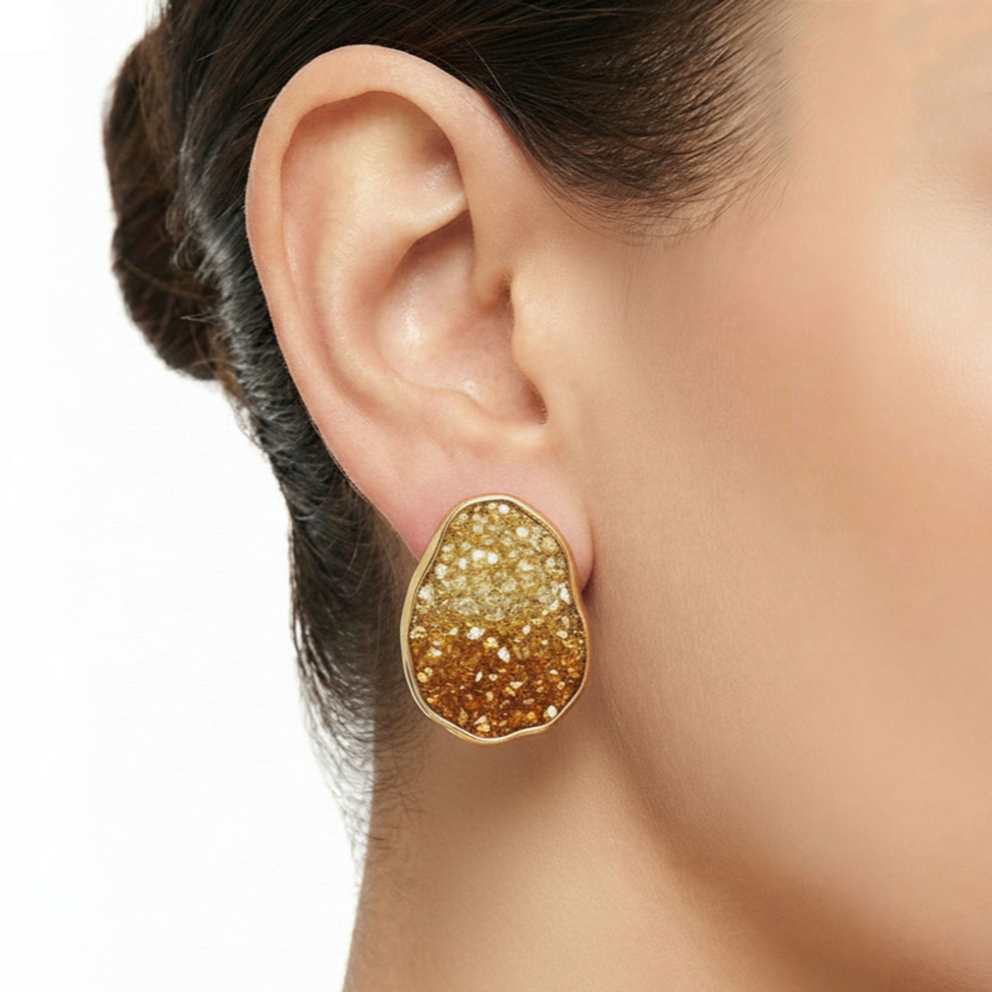 Artklim Anti-Tarnish Gold Plated Long Drop Earrings For Women