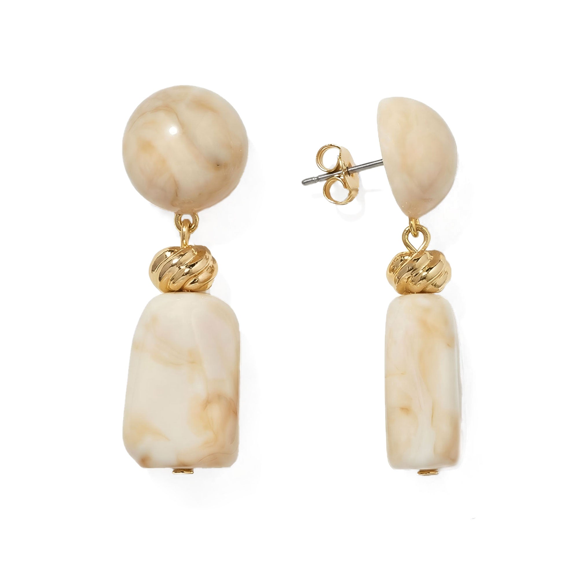 Artklim Anti-Tarnish Gold Plated Long Drop Earrings For Women