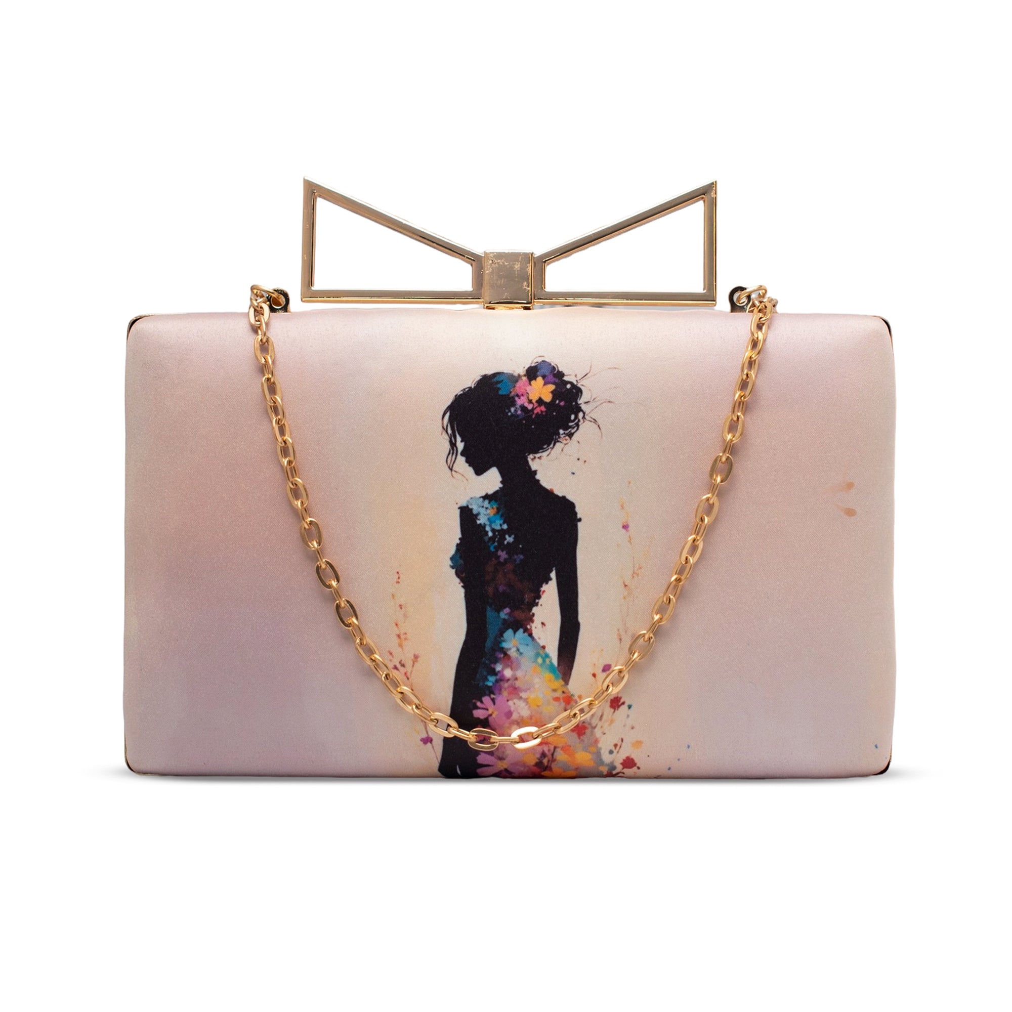 Artklim Artistry in Bloom Printed Clutch