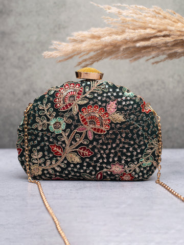 Artklim Midnight Bloom Clutch