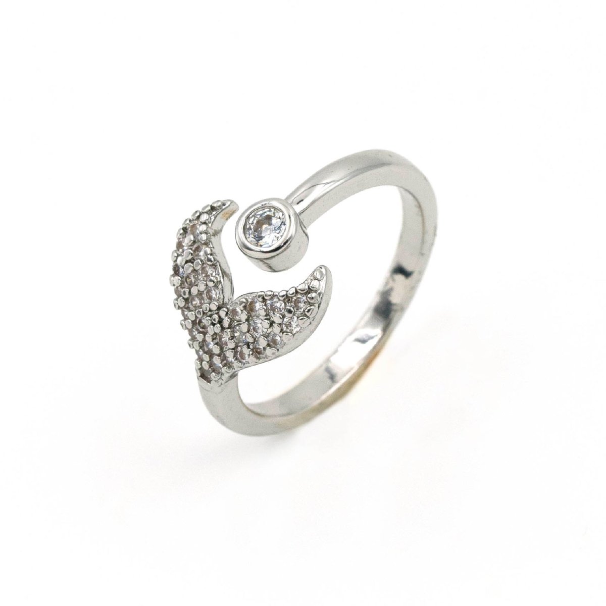 Artklim Gold Plated Mermaid Tail Design Adjustable Ring