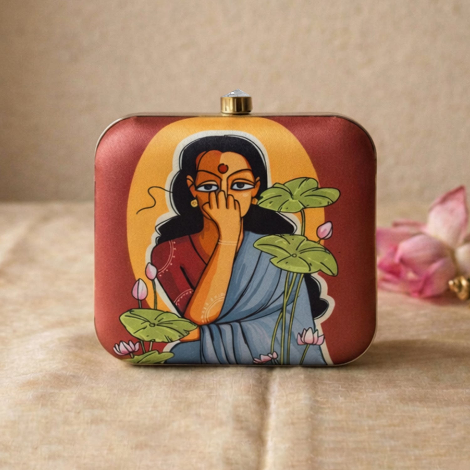 Artklim Modern Myth A Story in Colors Printed Clutch