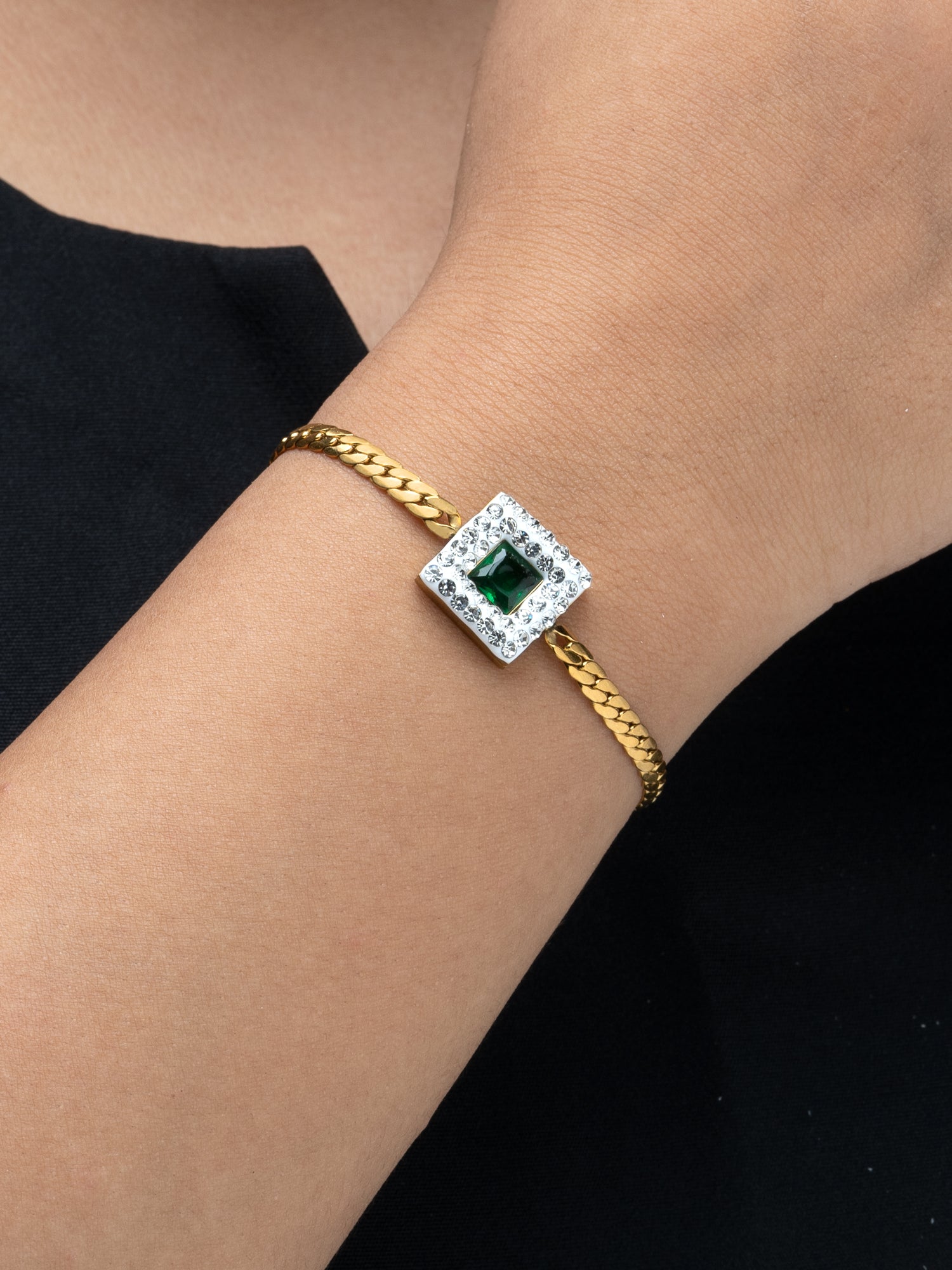 Artklim Emerald Glimmer Bracelet