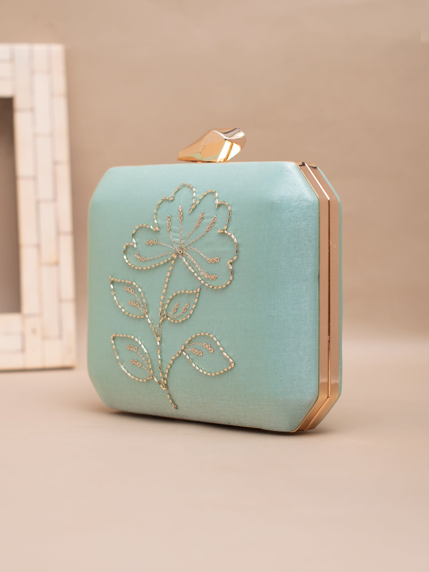 Artklim Aqua Bloom Elegance Clutch