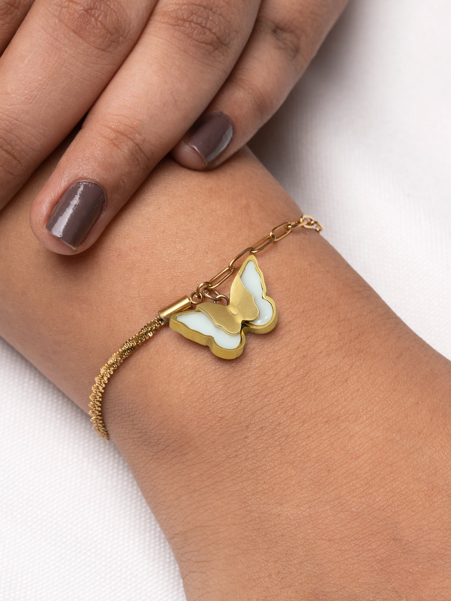Artklim Golden Butterfly Bracelet