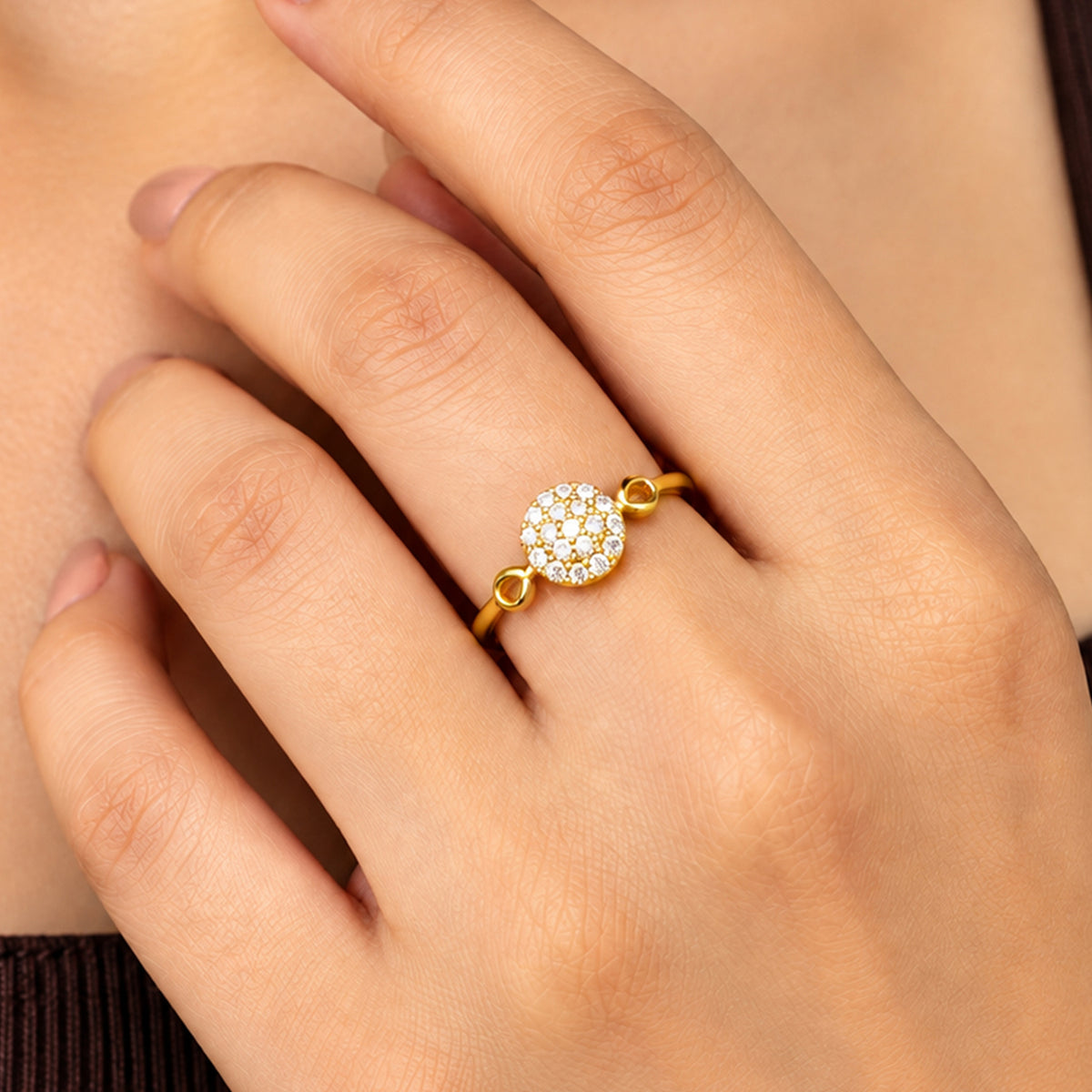 Artklim Mystic Charm Gold-Tone Anti-Tarnish Ring