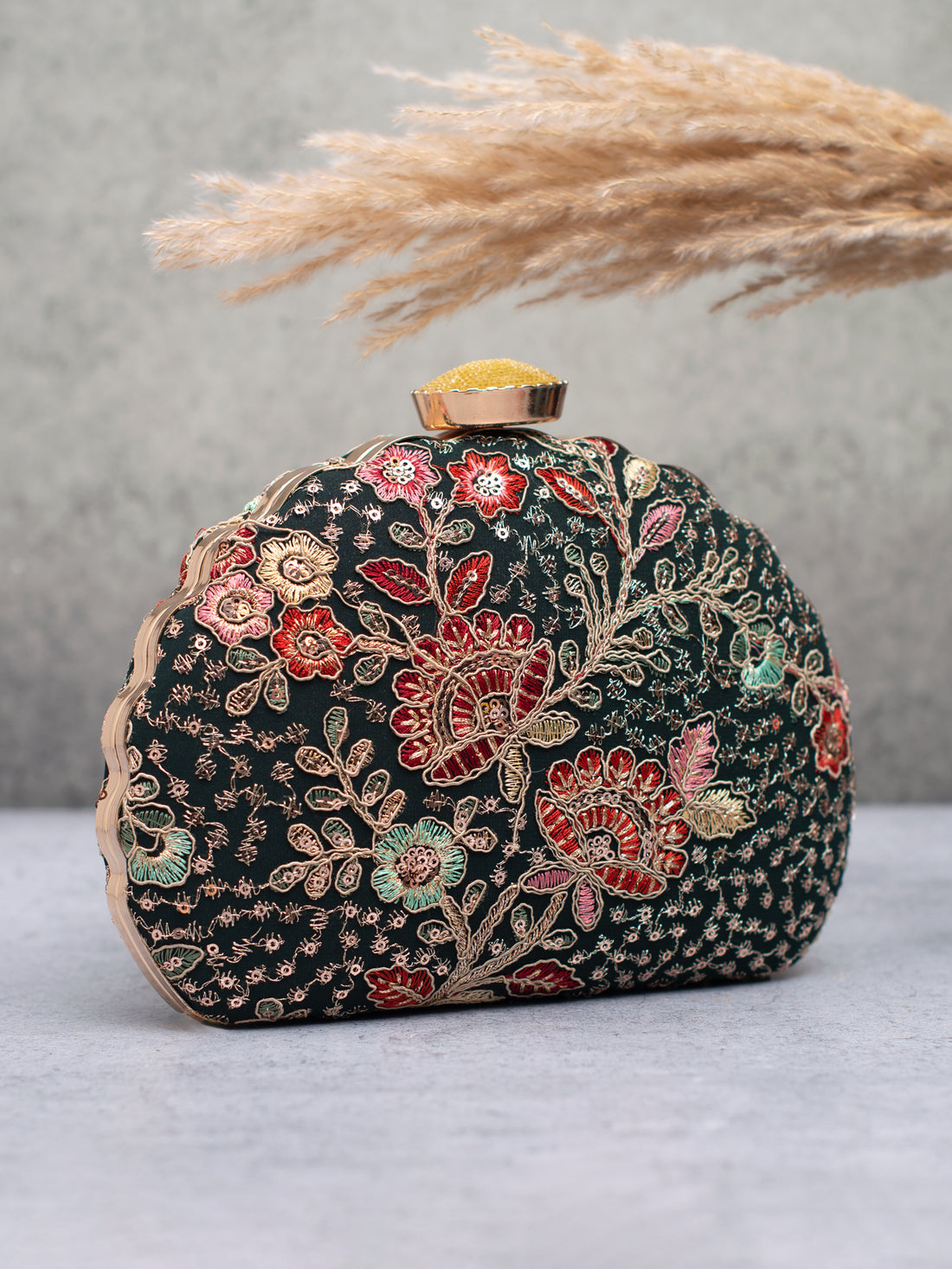 Artklim Midnight Bloom Clutch