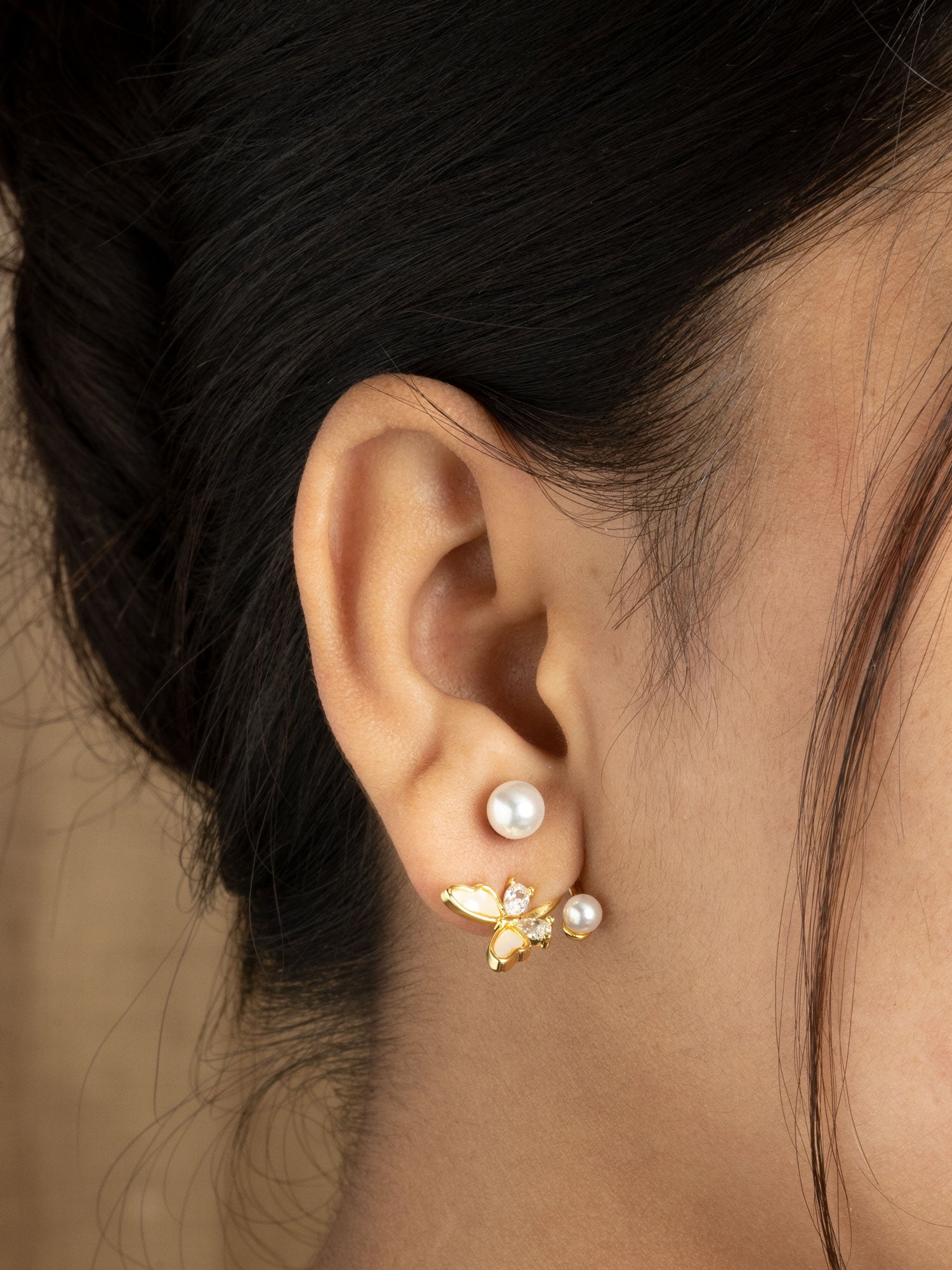 Artklim Twilight Hearts - Dual Drop Earrings