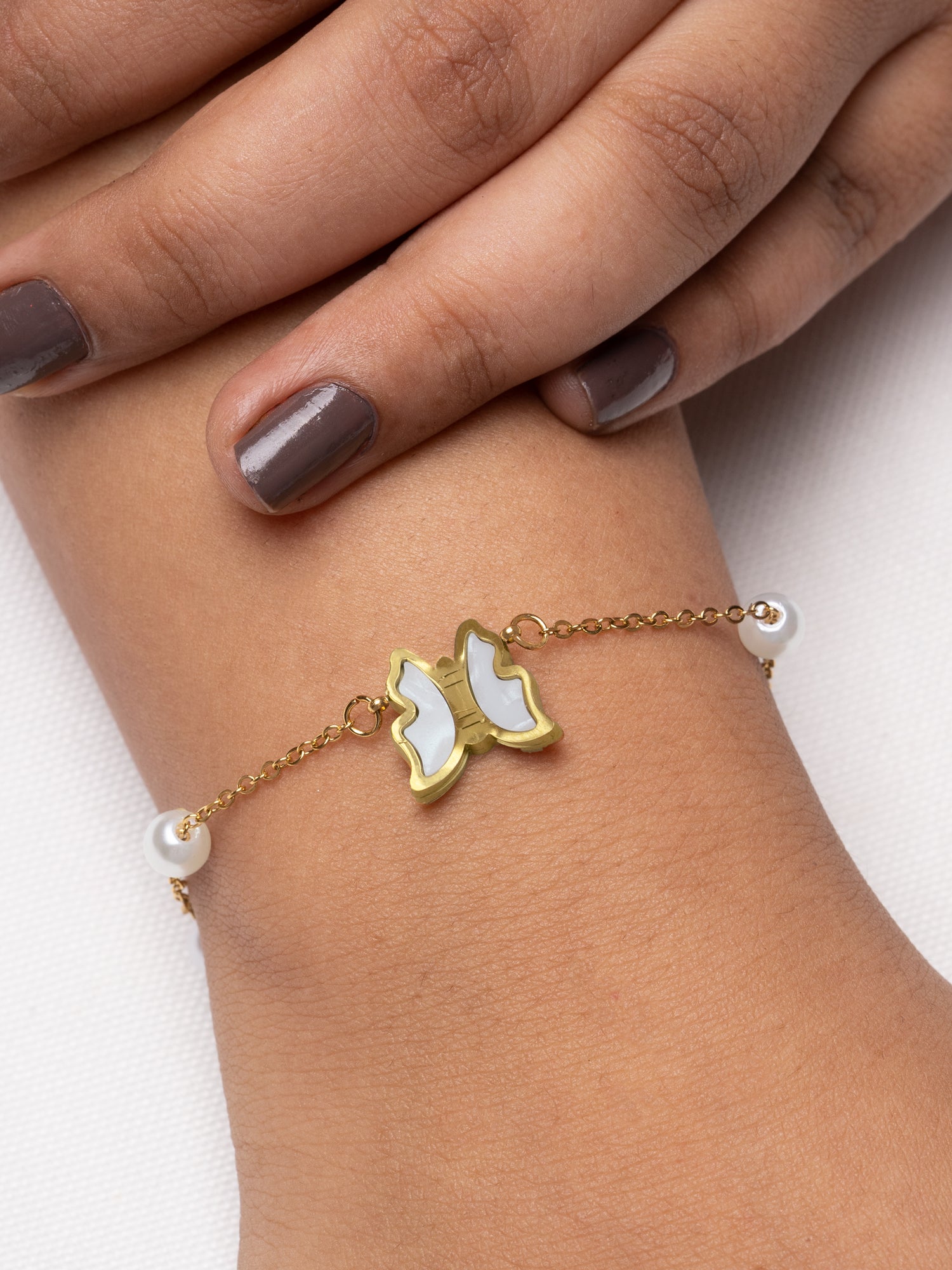 Artklim Golden Butterfly Bracelet