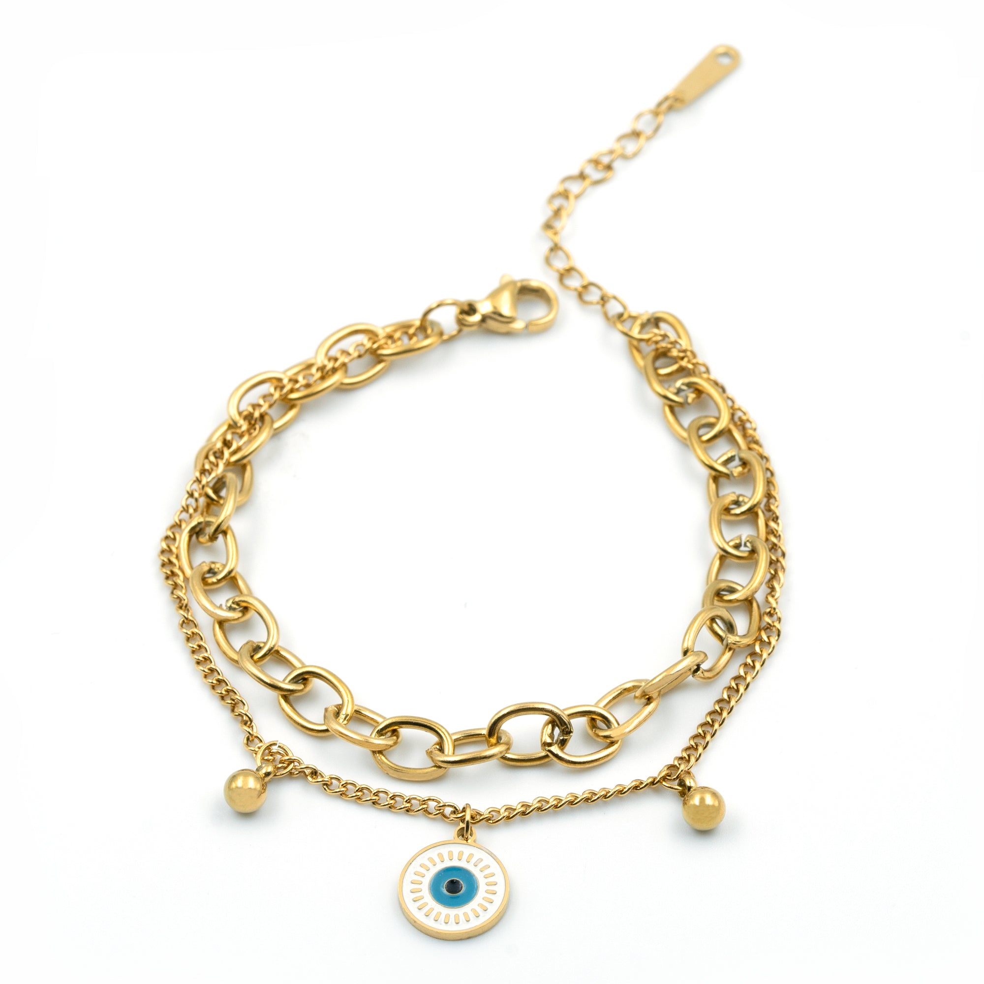 Artklim Gold Evil Eye Bracelet
