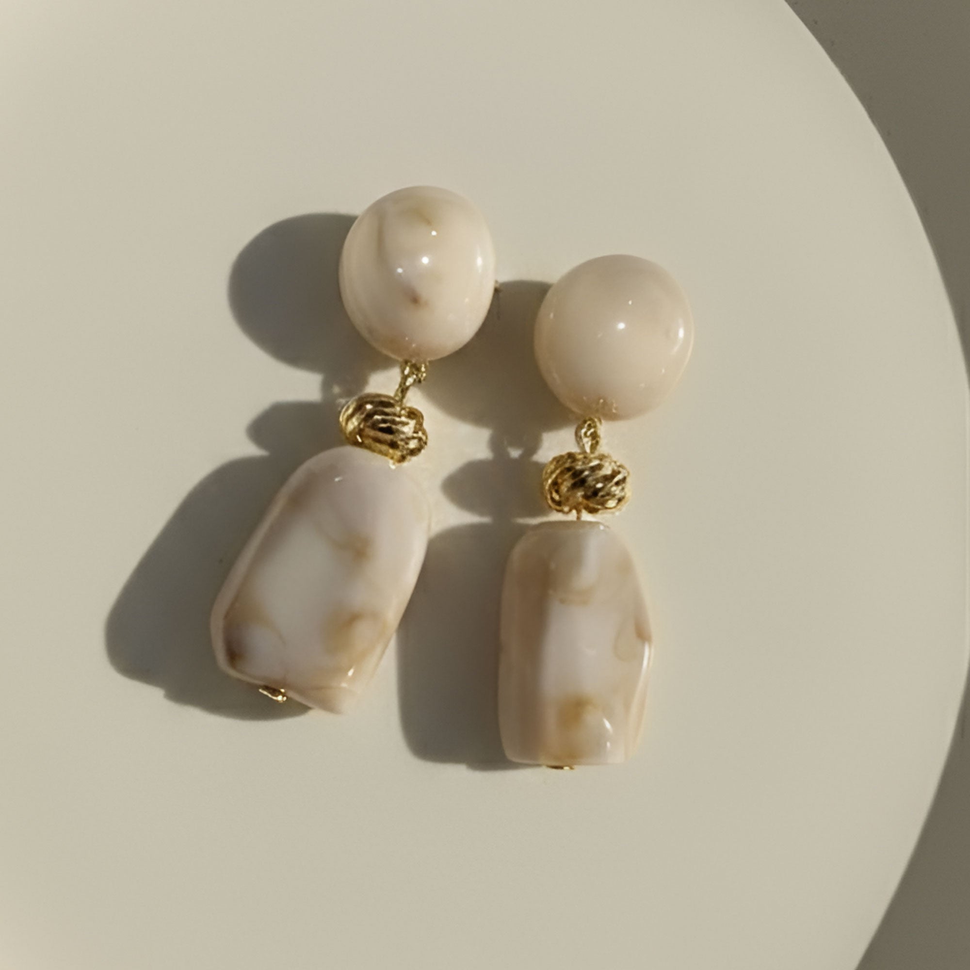 Artklim Anti-Tarnish Gold Plated Long Drop Earrings For Women