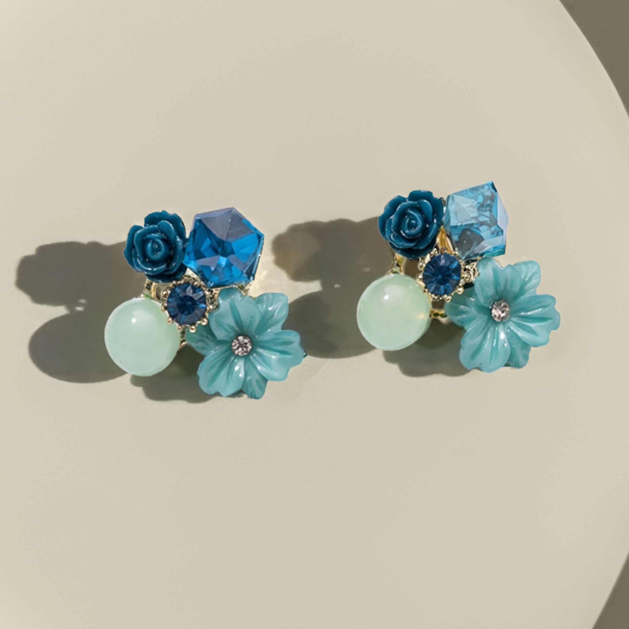 Artklim Anti-Tarnish Gold Plated Long Drop Earrings For Women