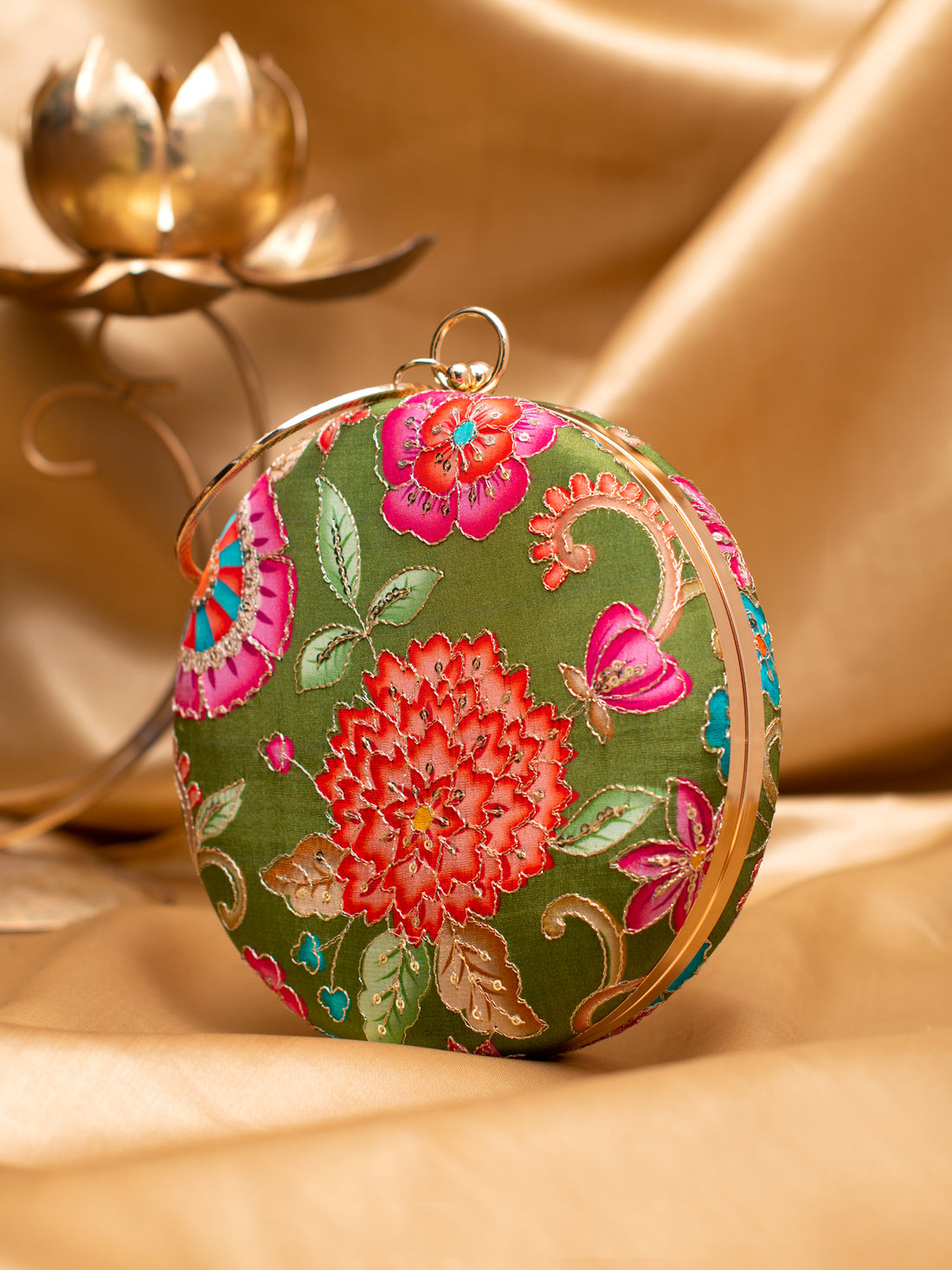 Artklim Verdant Bloom Round Clutch