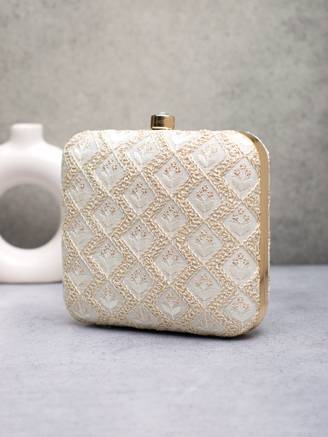 Artklim Regal Ivory Elegance Clutch