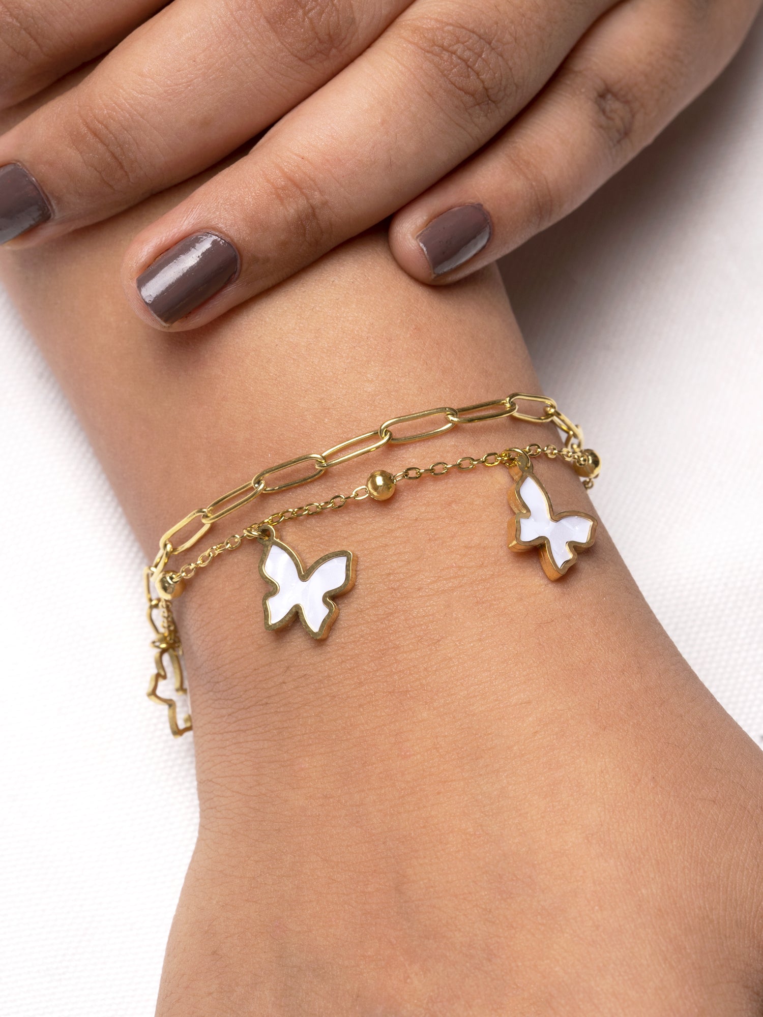 Artklim Golden Butterfly Bracelet