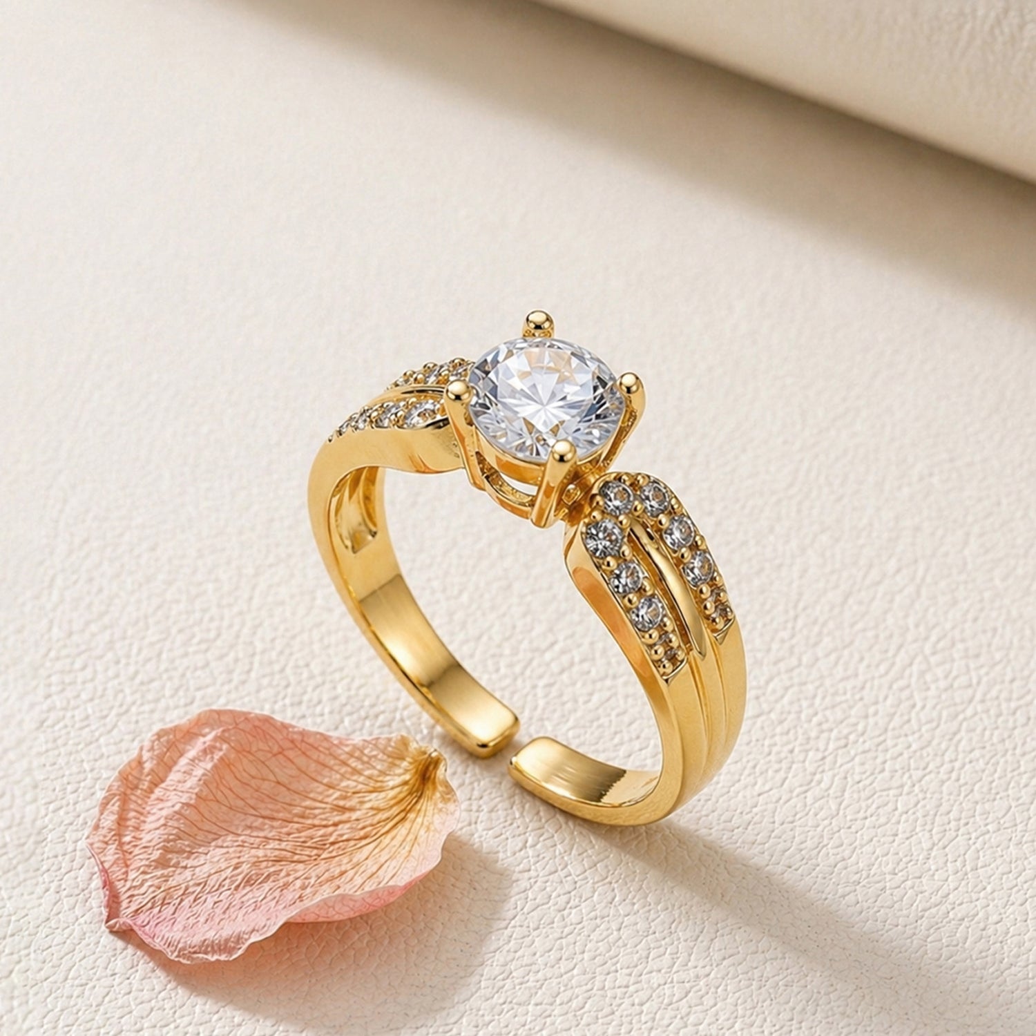 Artklim Luxury Inspired Finish Gold Anti-Tarnish Ring