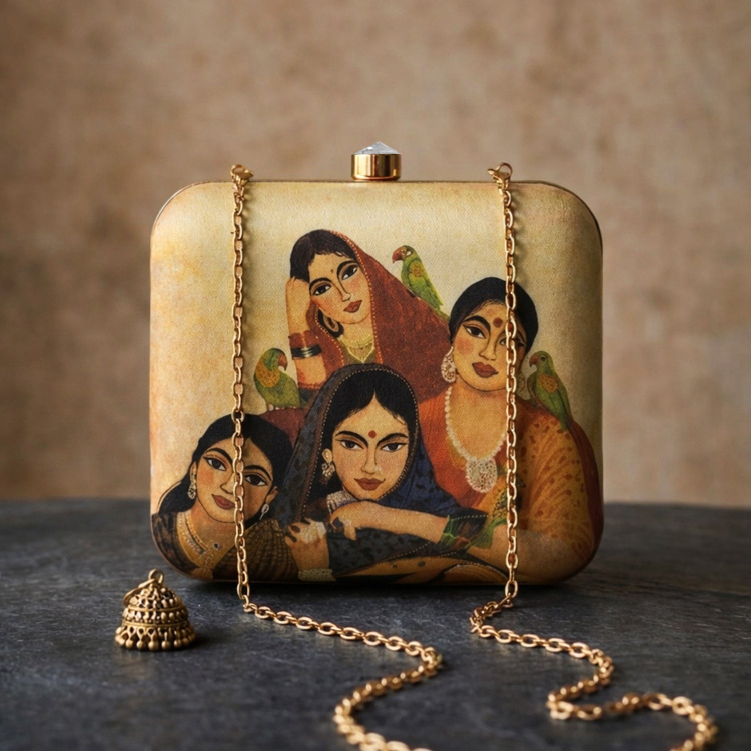 Artklim Sisterhood Cultural Grace Printed Clutch