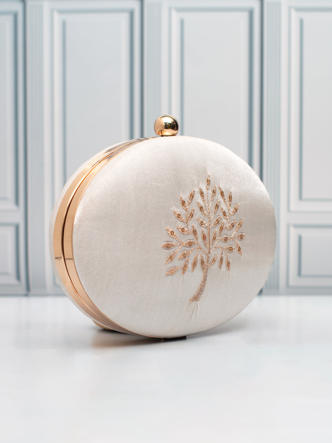 Artklim Ivory Tree of Grace Clutch
