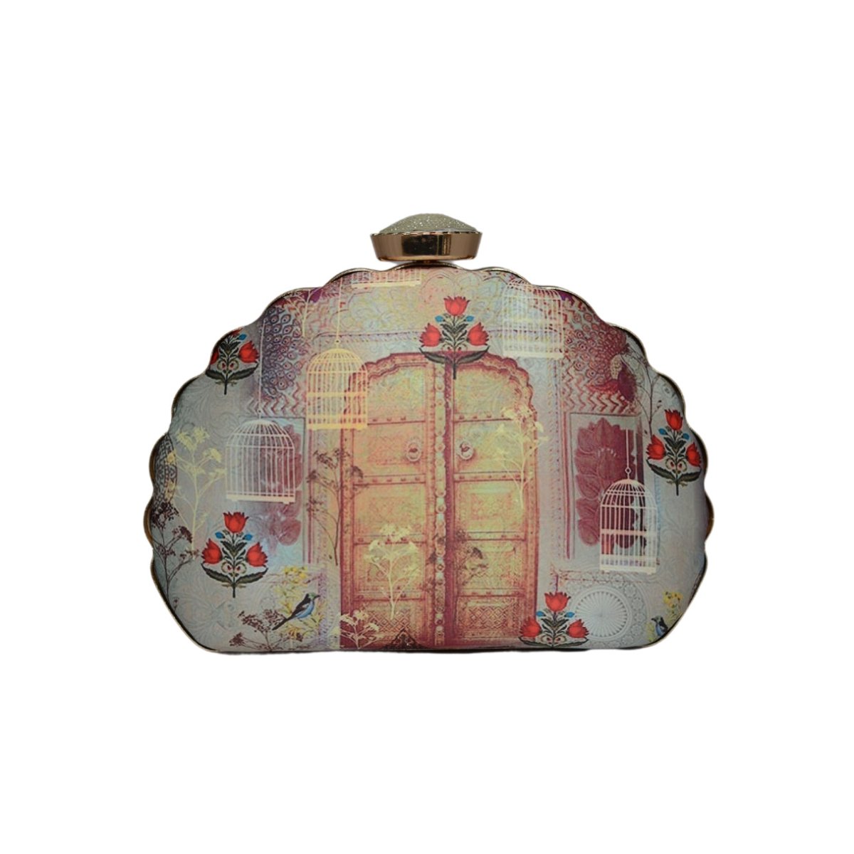 Artklim Door Printed D-shape Clutch
