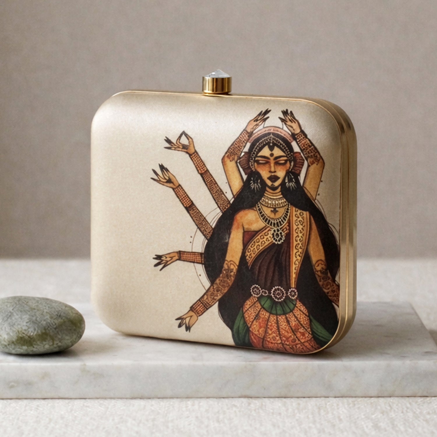 Artklim Tradition Dance Printed Clutch