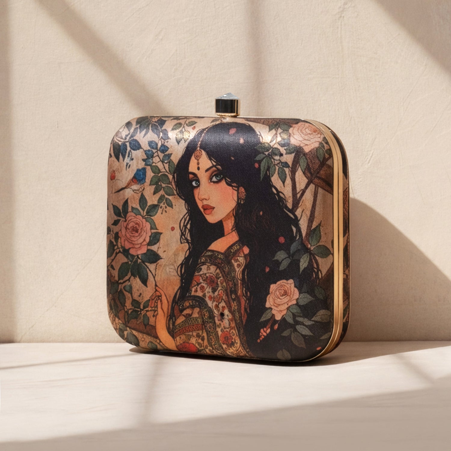 Artklim Indian Princess Printed Clutch