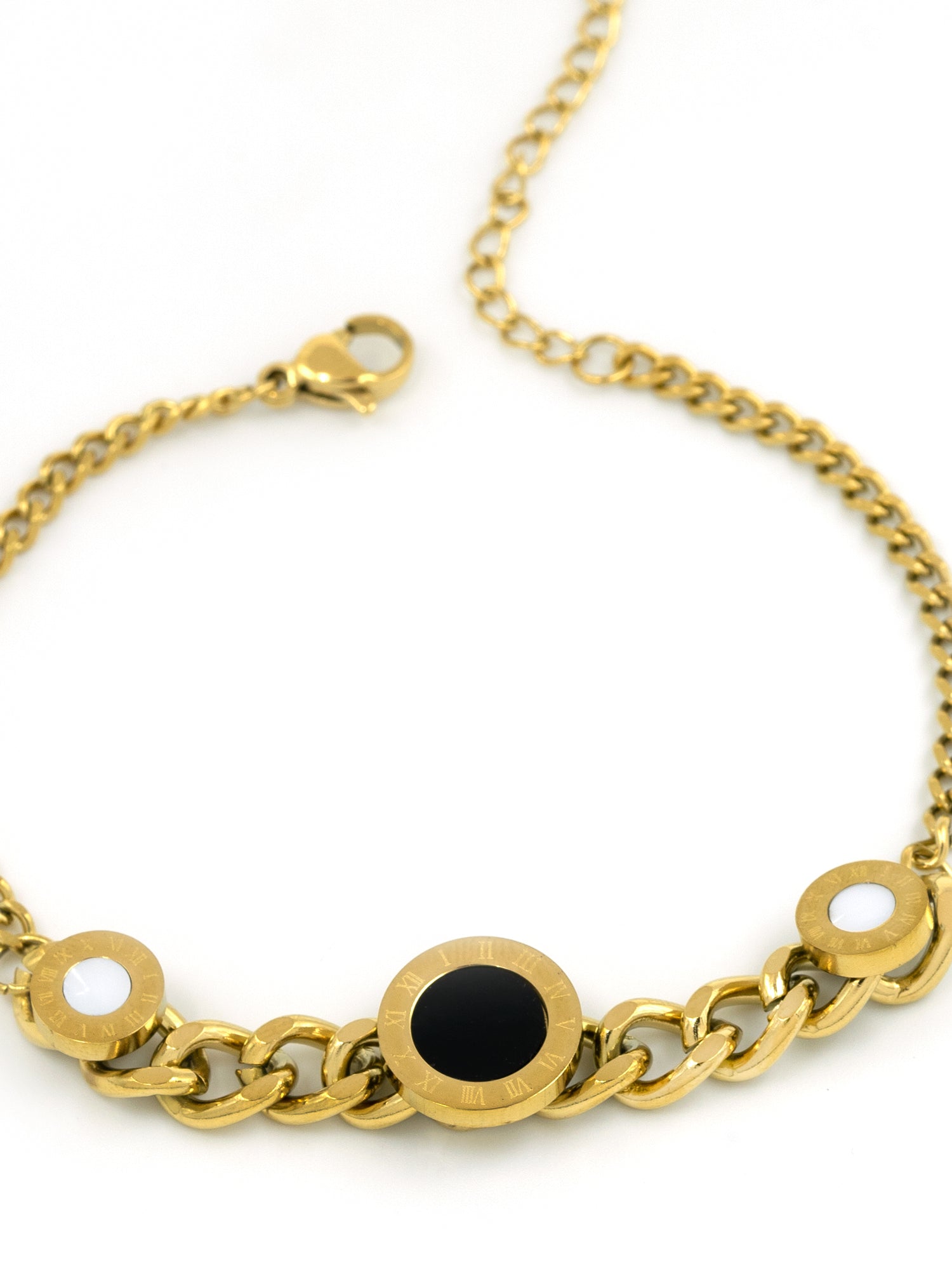 Artklim Gold Plated Anti Tarnish Chunky Chain Bracelet