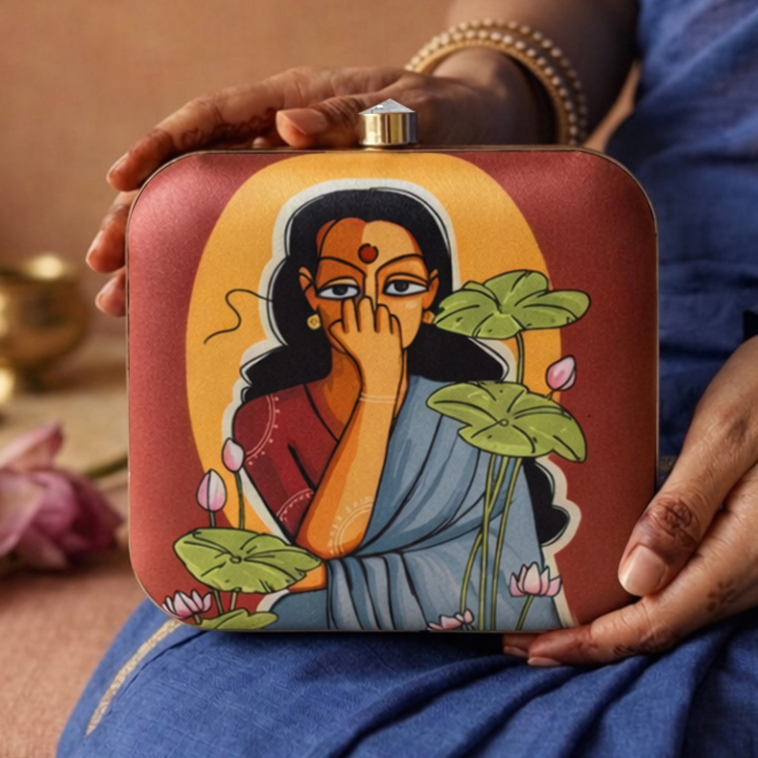 Artklim Modern Myth A Story in Colors Printed Clutch