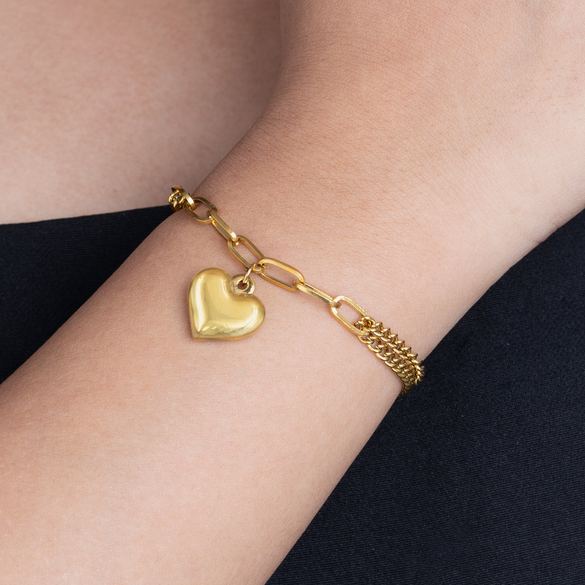 Artklim Luna Heart Drop Bracelet