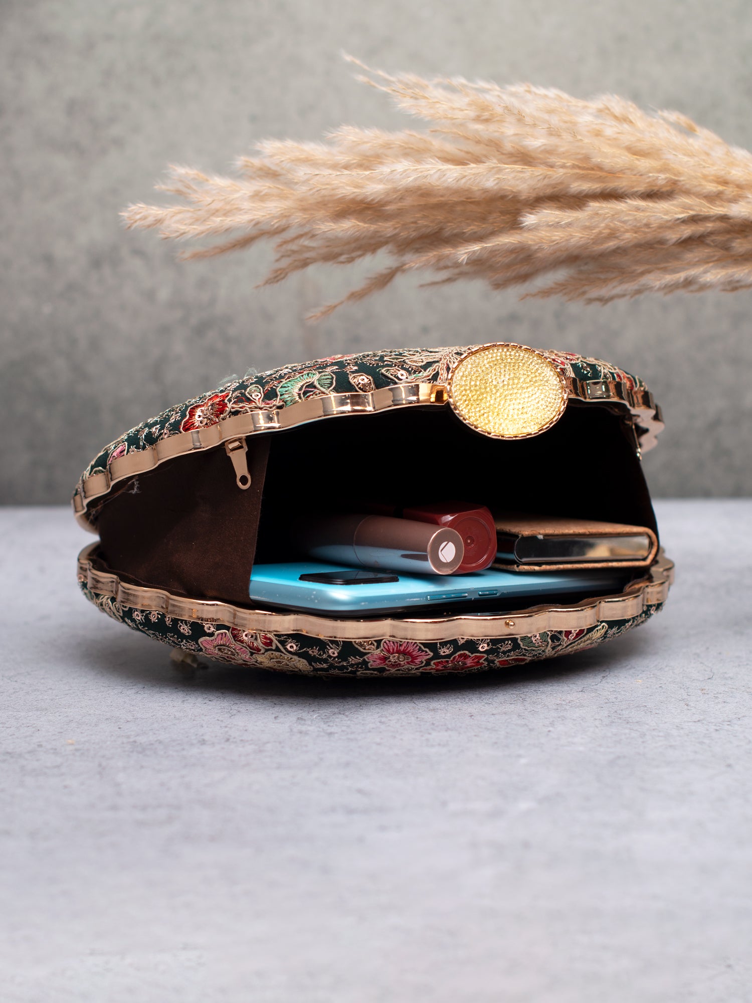 Artklim Midnight Bloom Clutch