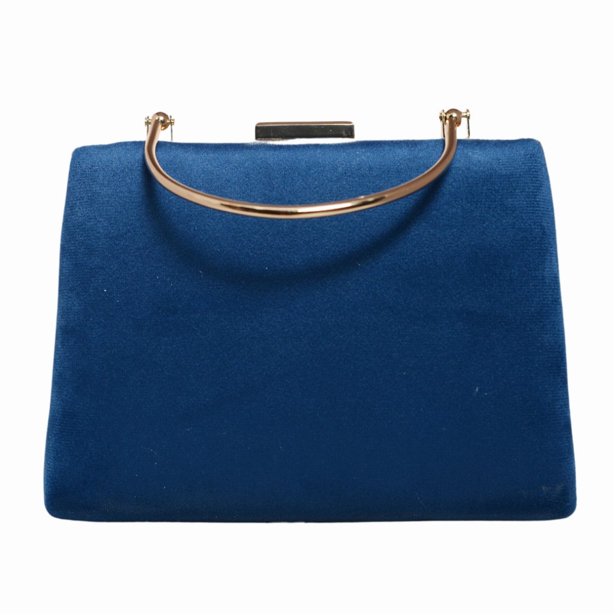 Blue Fabric Clutch